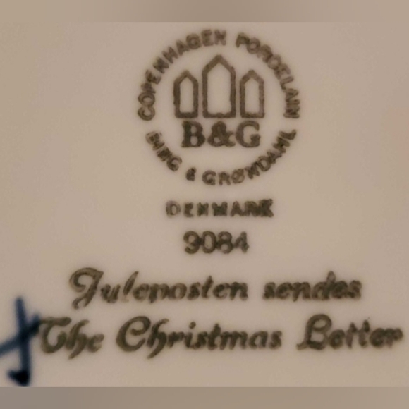 Vintage 1984 Bing & Grondahl 7" Collectable  Plate Jules After Christmas 🎄 ✉️ - Picture 3 of 3